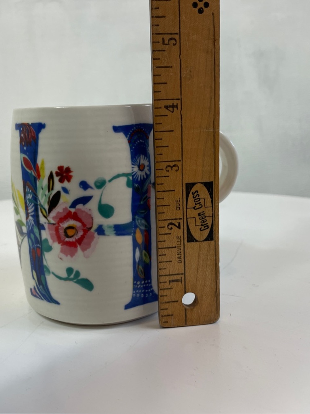 Starla M Halfmann Anthropologie monogram H mug - Picture 9 of 11
